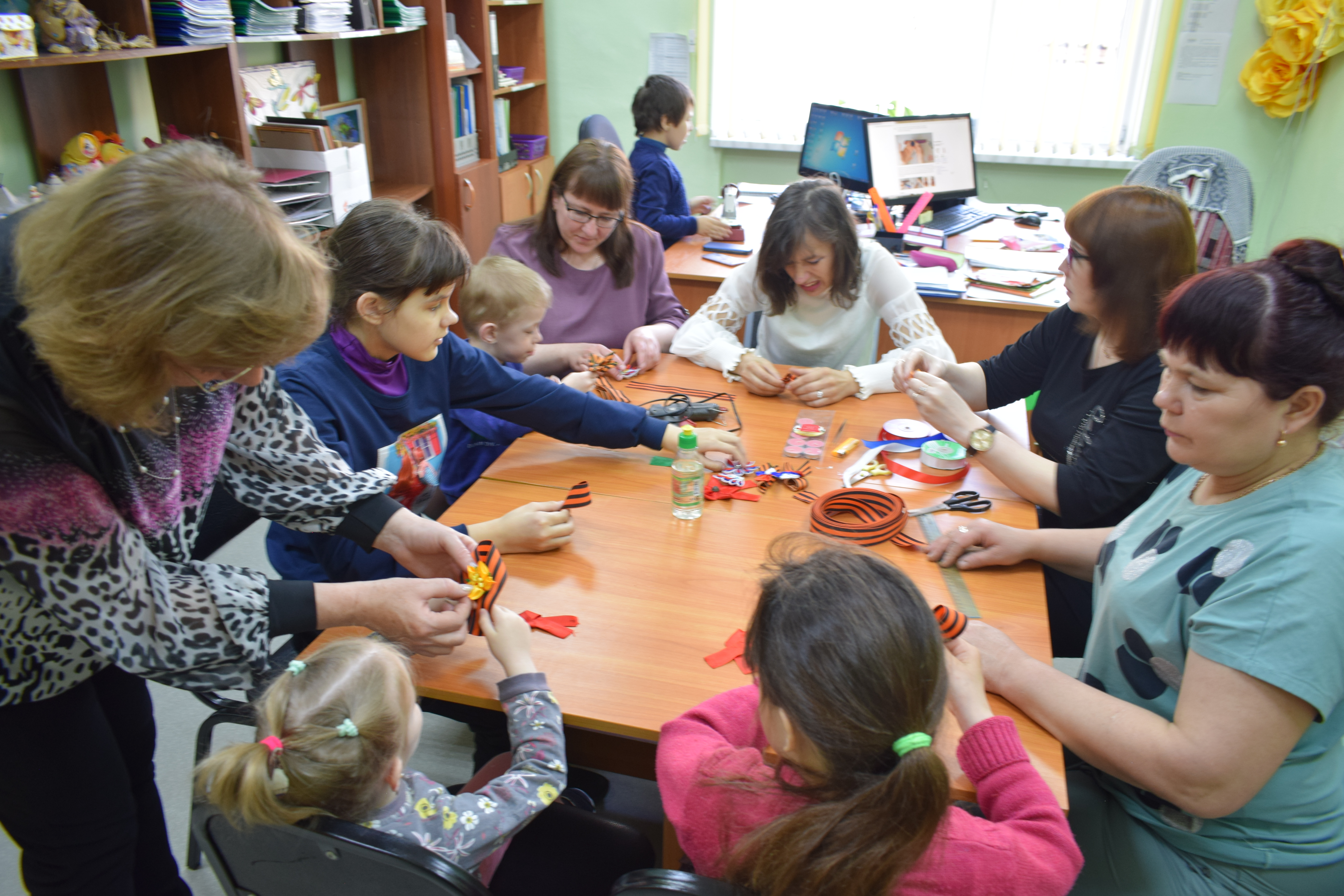 На базе социальной службы 